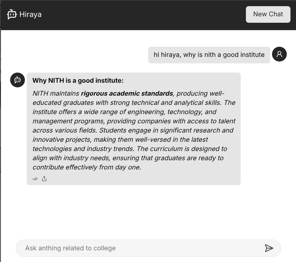 Hiraya - AI-Powered Campus Assistant
